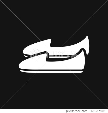 Moccasin icon isolated on background. Shoes symbol Moccasin icon isolated on background. Shoes symbol 65087405