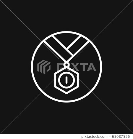 Medal icon isolated on background. Vector Medal icon isolated on background. Vector 65087536