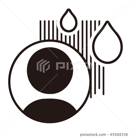 人形圖標和冷汗痕 65088336