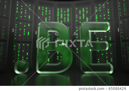 Belgian domain .be on server room background. Internet in Belgium related conceptual 3D rendering Belgian domain .be on server room background. Internet in Belgium related conceptual 3D rendering 65088429