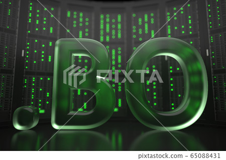 Bolivian domain .bo on server room background. Internet in Bolivia related conceptual 3D rendering Bolivian domain .bo on server room background. Internet in Bolivia related conceptual 3D rendering 65088431