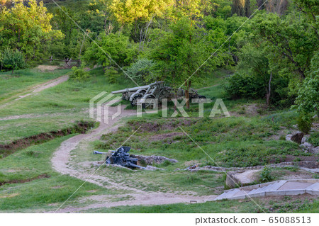 Artillery on Sapun mountain. Sevastopol. Artillery on Sapun mountain. Sevastopol. 65088513