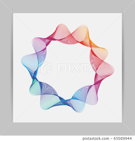 Design elements. Poligonal lines background. Design elements. Poligonal lines background. 65089944