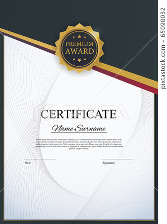 Certificate template Background. Award diploma Certificate template Background. Award diploma 65090032