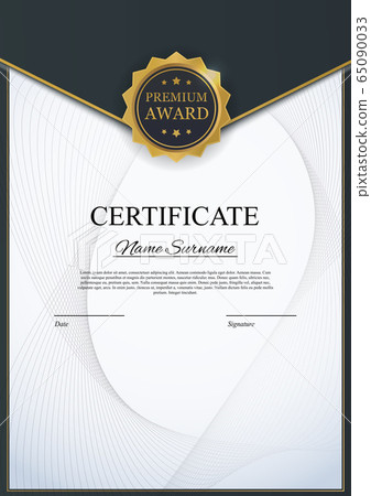 Certificate template Background. Award diploma Certificate template Background. Award diploma 65090033