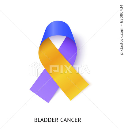 Bladder Cancer Awareness Ribbon Vector Stock Illustration 65090434 Pixta