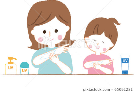 Sunscreen parent and child 65091281