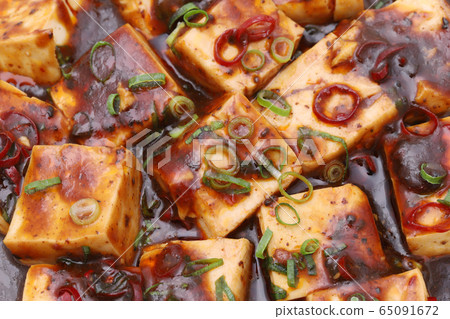 麻婆豆腐背景 65091672