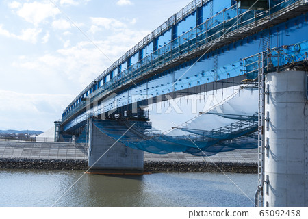 Bridge construction Bridge construction 65092458