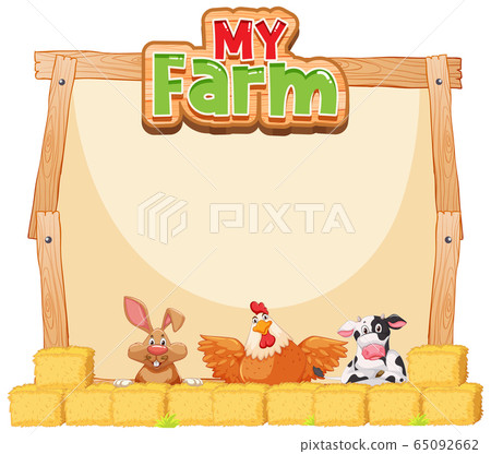 farm animal clipart borders