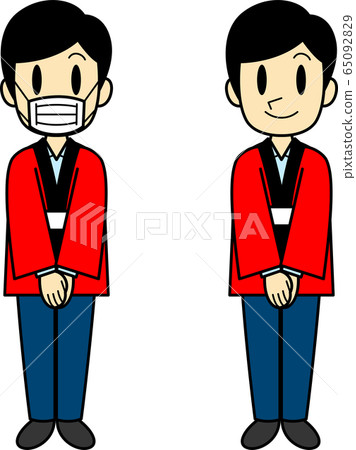 男性/電子商店業務員/會議1(帶/不帶口罩) 男性/電子商店業務員/會議1(帶/不帶口罩) 65092829