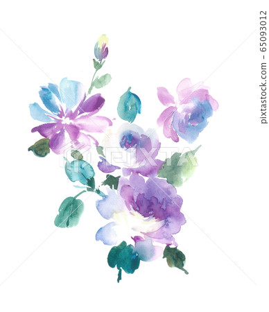 Colorful floral material combinations and design elements Colorful floral material combinations and design elements 65093012