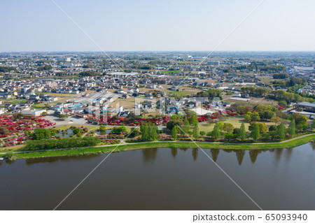 群馬縣立林市多哥町2020年春季鳥瞰圖 群馬縣立林市多哥町2020年春季鳥瞰圖 65093940