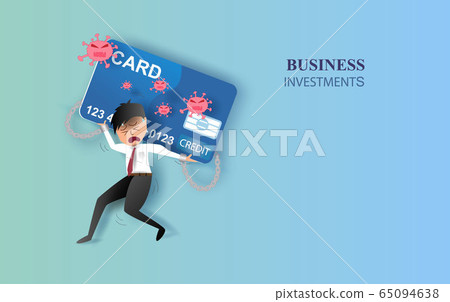 Stock market and exchange data concept.Cartoon 65094638