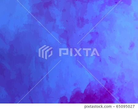 Watercolor blue abstract background material 65095027