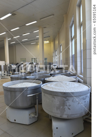 Flour in the tanks in the bakery Flour in the tanks in the bakery 65095164