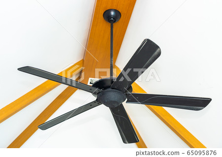 ceiling fan decoration interior of living room 65095876