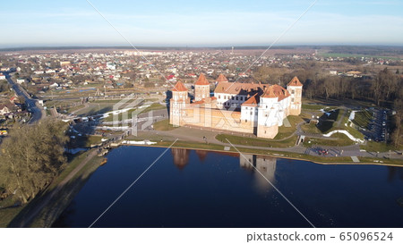 Aerial view of Mir Castle 65096524