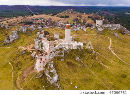 Destroyed Olsztyn Castle 65096781