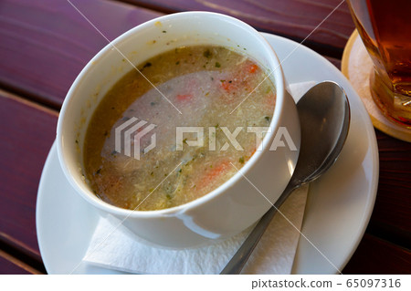 Polevka, traditional czech soup Polevka, traditional czech soup 65097316