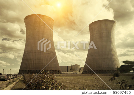 Cooling towers of Nuclear Power Plant 65097490