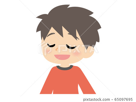 Facial expression of boy Facial expression of boy 65097695