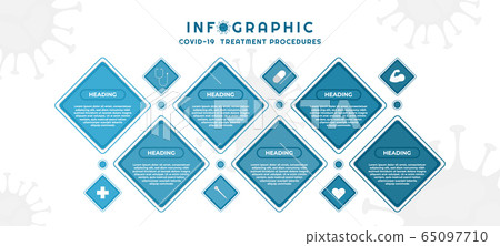 Infographic modern medical design square shape and Infographic modern medical design square shape and 65097710