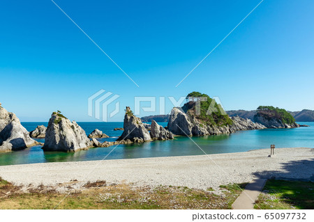 [Jodogahama, Miyako City, Iwate Prefecture] Jodogahama is a scenic spot worth a detour recommended by the Michelin Green Guide 65097732