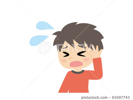 一個男孩的面部表情 65097743