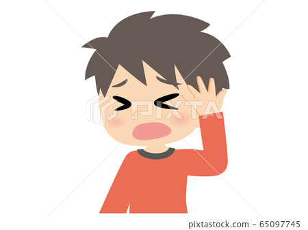 一個男孩的面部表情 65097745