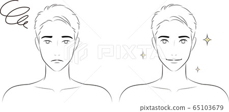 Male eyelid surgery cosmetic surgery 65103679