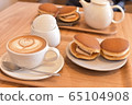 Dorayaki and Latte 65104908