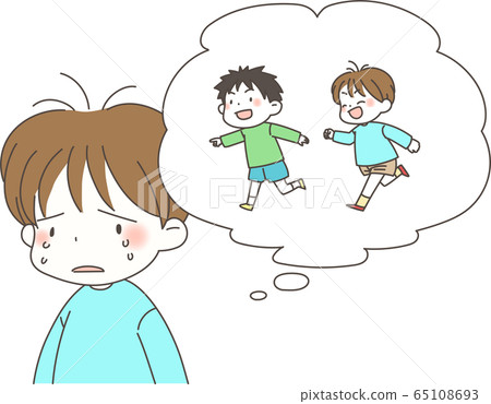 想和朋友一起玩的孩子 想和朋友一起玩的孩子 65108693