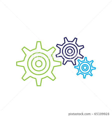 Gear Template vector icon illustration Gear Template vector icon illustration 65109928