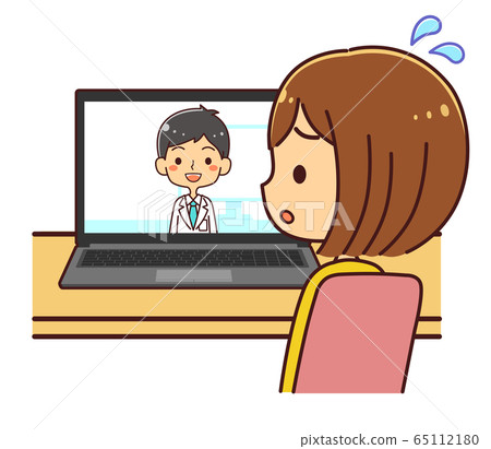 Online medical treatment, doctor, patient Online medical treatment, doctor, patient 65112180