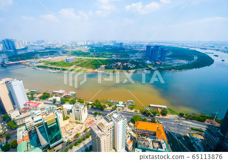 The streets of Ho Chi Minh City, Vietnam 65113876
