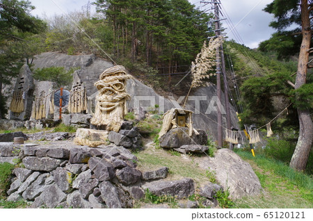 Shinshu Nagano Dosojin in the Ooka district Ashinojiri Dosogami 65120121