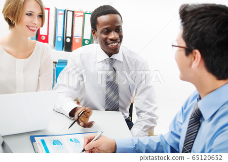 Business people working together. Business people working together. 65120652