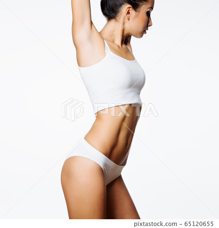 Beautiful slim body of woman 65120655