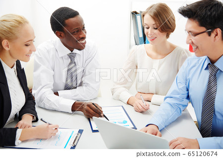 Business people working together. Business people working together. 65120674