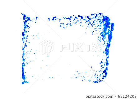 Blue color ink in square shape textured background Blue color ink in square shape textured background 65124202