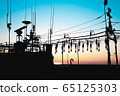 Dusk and ship 65125303