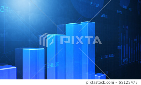 商業經濟財務數據圖表圖文件增長成功3d圖背景回 65125475