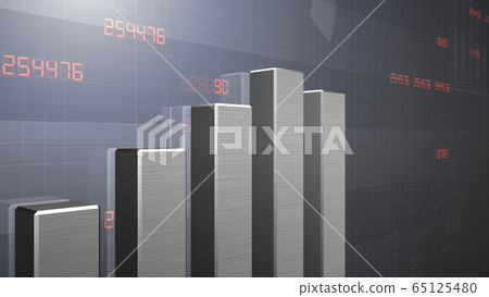 商業經濟財務數據圖表圖文件增長成功3d圖背景回 65125480