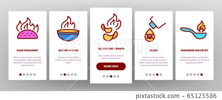 Spicy Sauce And Food Onboarding Icons Set Vector Spicy Sauce And Food Onboarding Icons Set Vector 65125586