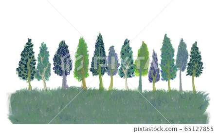 Horizon of trees 65127855