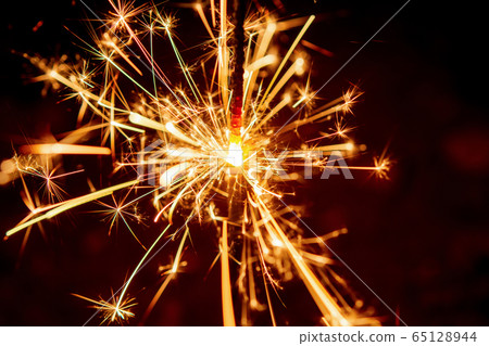 Sparkler background. Christmas and new year 65128944