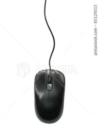 computer mouse isolated on white with clipping 65129315