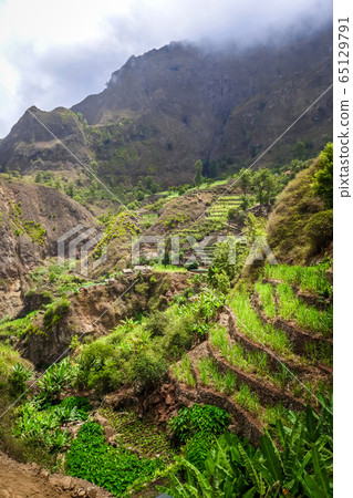 Paul Valley landscape in Santo Antao island, Cape Paul Valley landscape in Santo Antao island, Cape 65129791