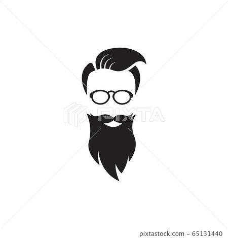 Moustache icon illustration design 65131440